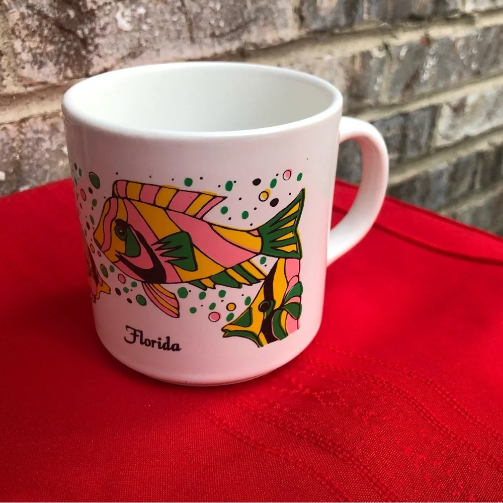 Colorful Fish Design Mug Florida